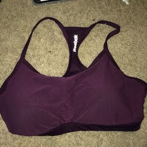 Two reebok sports bras